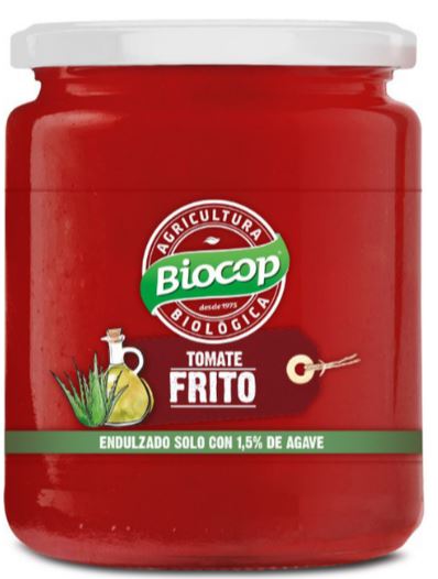 Tomate Frito Endulzado con un 1,5% de Ágave Biocop 350g