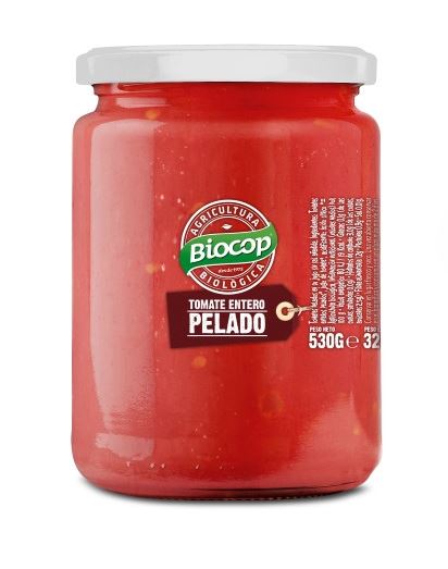 Tomate Entero Pelado Biocop 530g