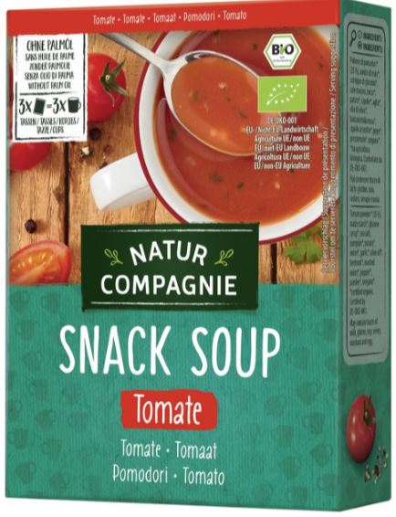 Sopa Instantánea de Tomate Bio 3x20g