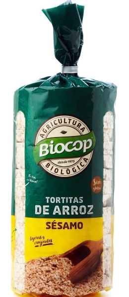 Tortitas de Arroz con Sésamo Biocop 200g