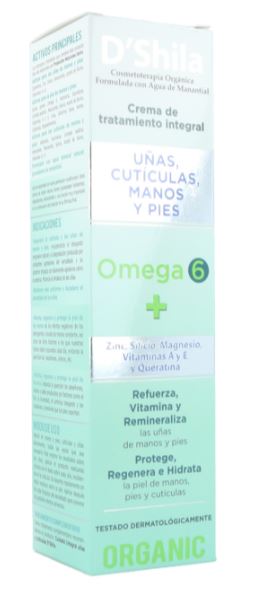 Crema Manos, Uñas, Cutículas y Pies Omega 6 - 250 ml