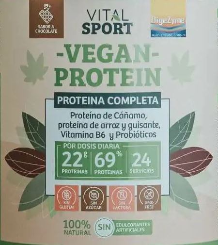 Vegan Protein 768g - Vital Sport