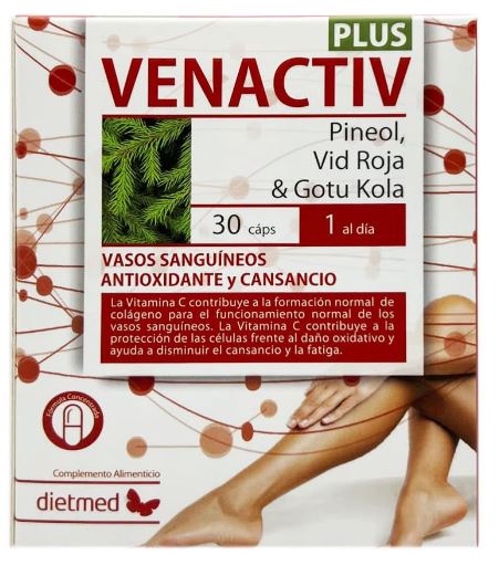 Venactiv Plus - 30 Cápsulas de Dietmed