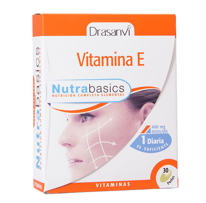 VITAMINA E 30 perlas NUTRABASICOS