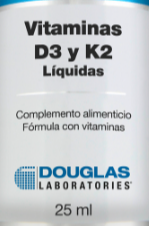 VITAMINA D3 Y K2 LIQUIDAS 25 ml