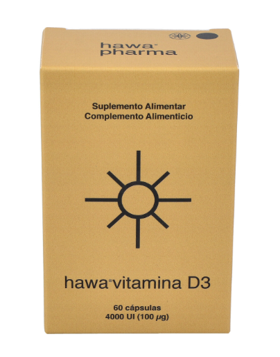 HAWA VITAMINA D3 4000UI 60 caps