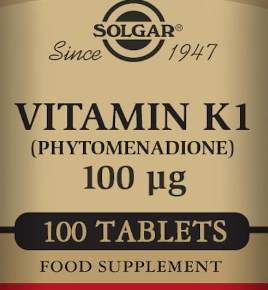 VITAMINA K1 (100 Mcg) 100 comp